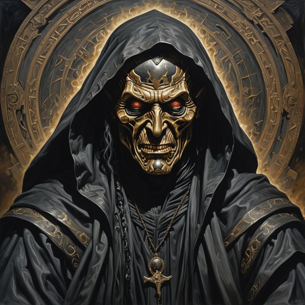 Enigmatic Thulsa Doom Portrait: Mystique and Danger