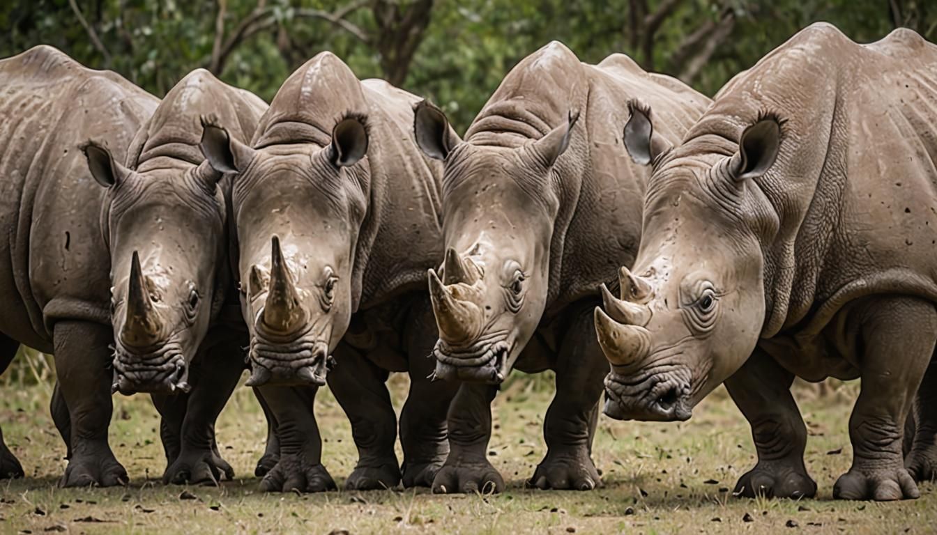 "a group of rhinoceroses is known as a "crash""
