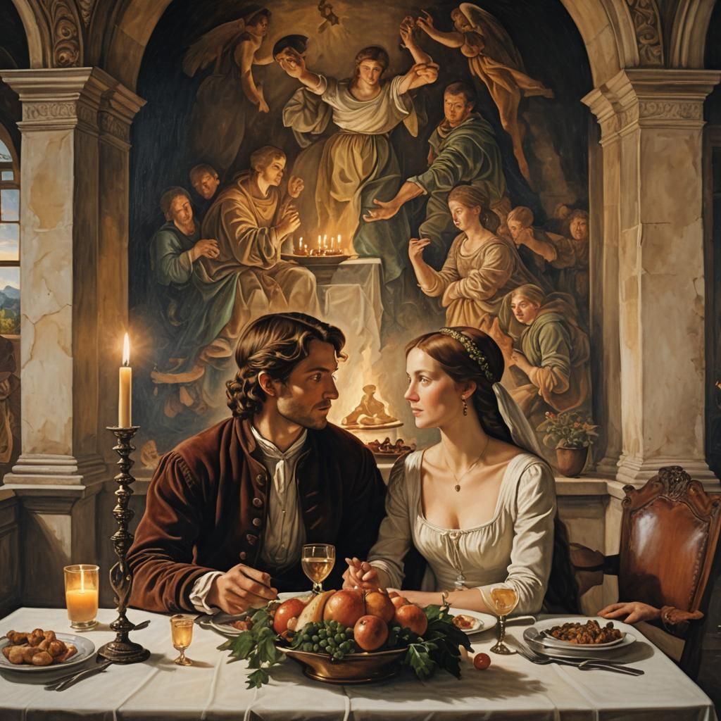 Romantic Renaissance Dinner: Candlelight and Connection