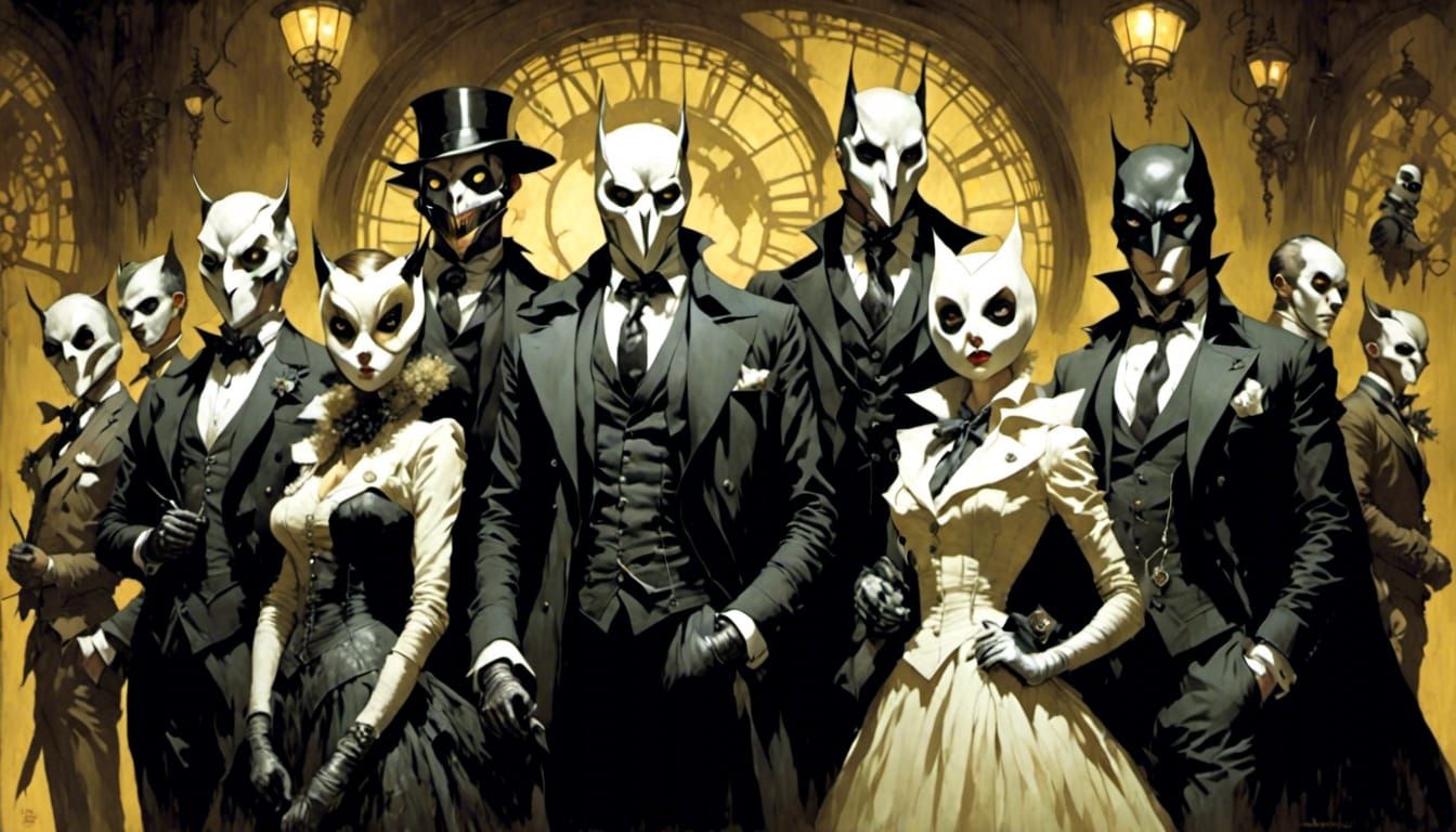 Court of Owls in Retro Rockabilly Style