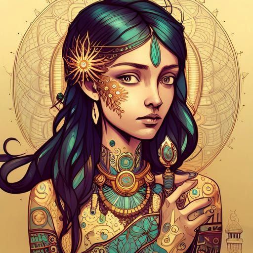 AI Generated Simple Portrait