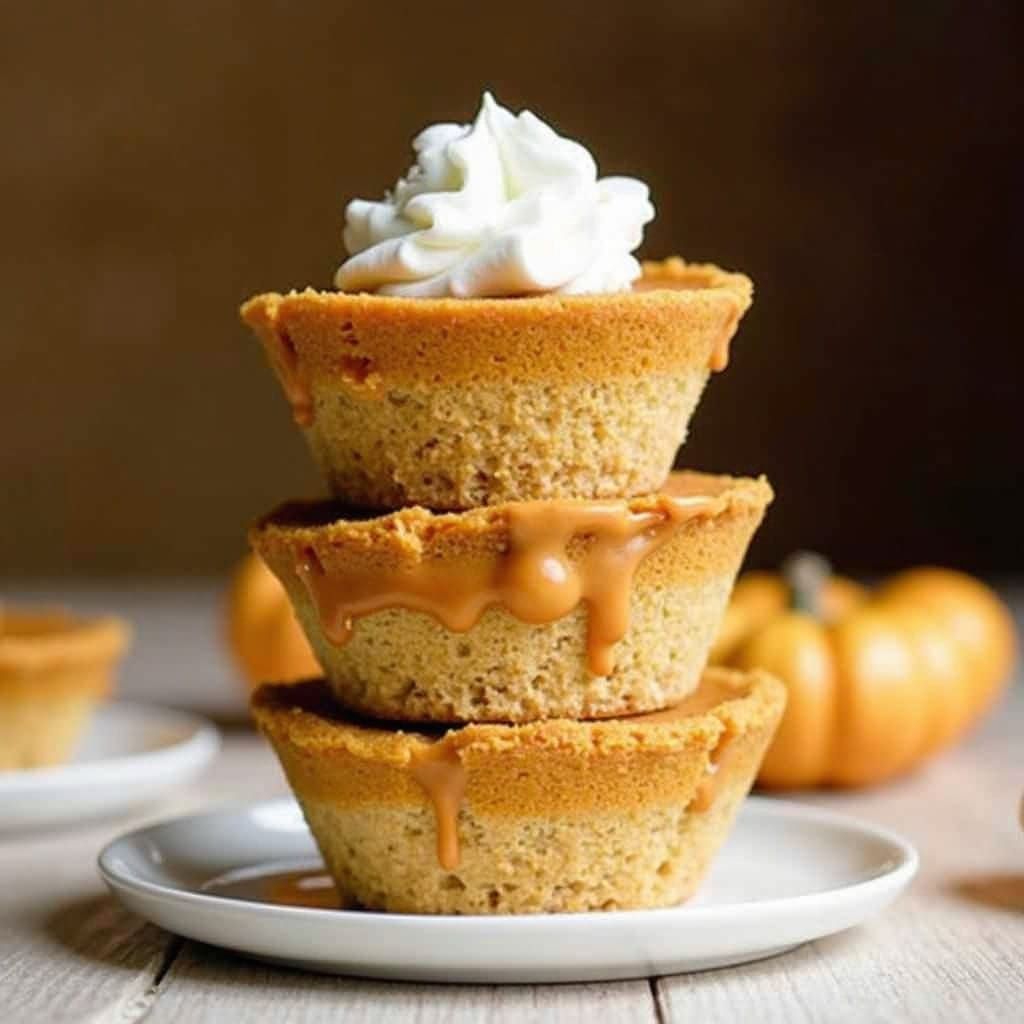 Vibrant Pumpkin Pie Towers