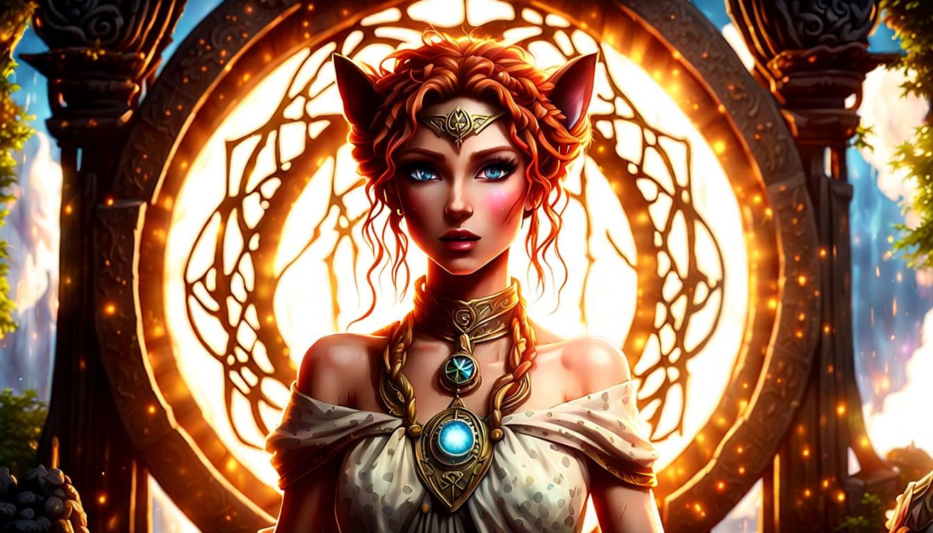 Ancient Stone Portal in Cinnamon Forest