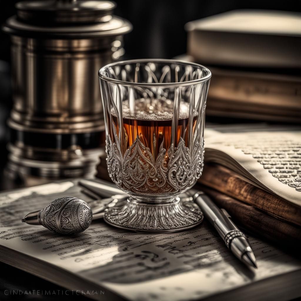 Hyperrealistic Still Life with Antique Objects