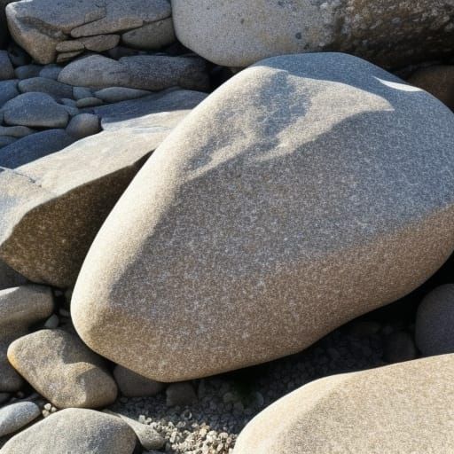 AI Generated Image of a Rock