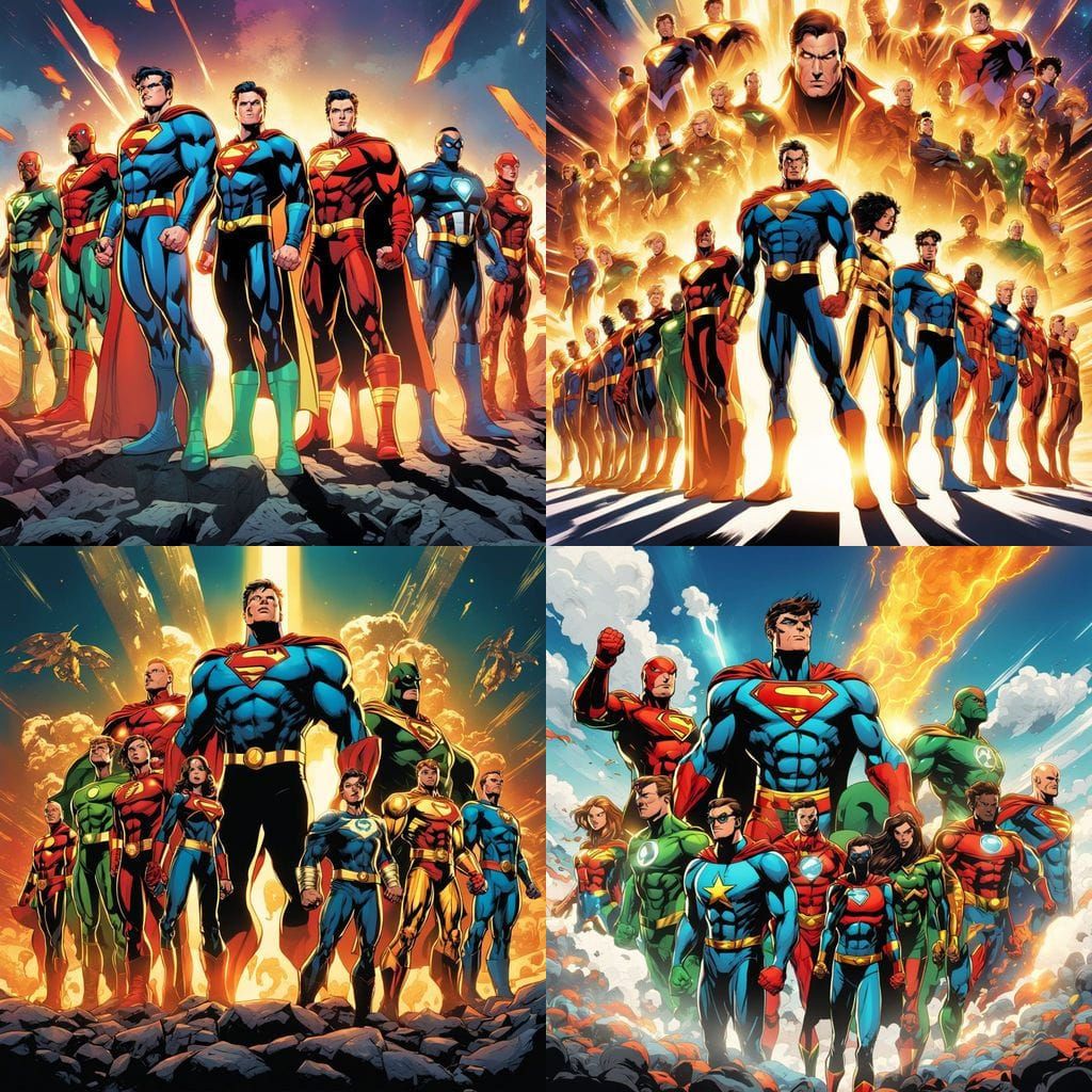 DC Comics' Legion of Super-Heroes Team