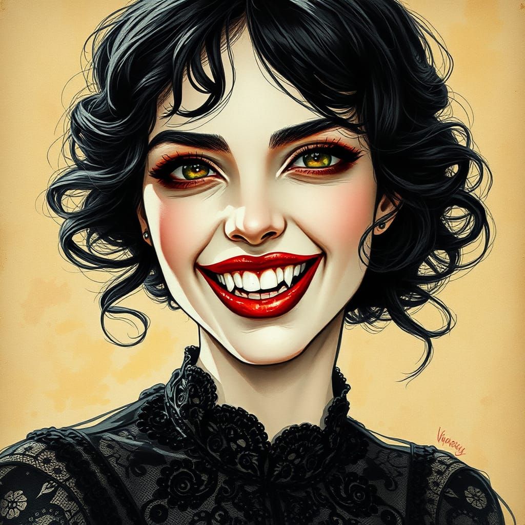 Darla, prom night. Model test : Flux Schnell