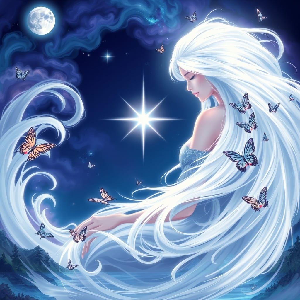 Moonlit Goddess of Whispers