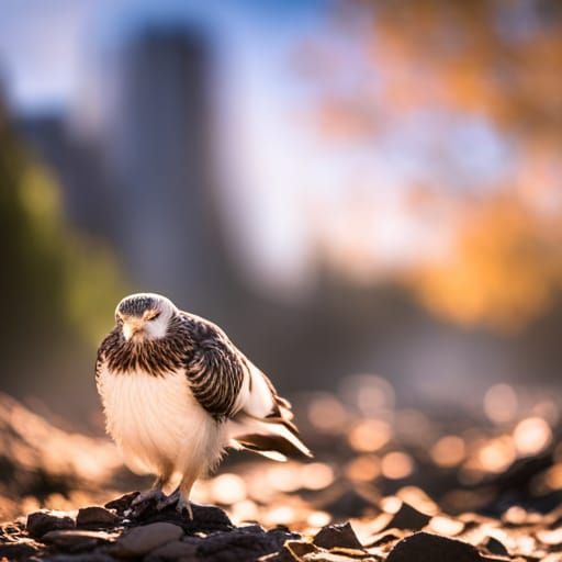 Eagle in Forest: Natural Light Photography