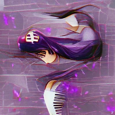 Yuri From DDLC Fanart Portrait