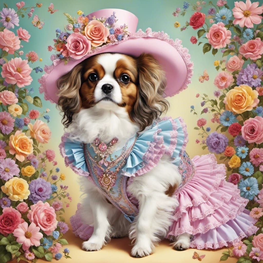 Dogs Wearing Frilly Togs