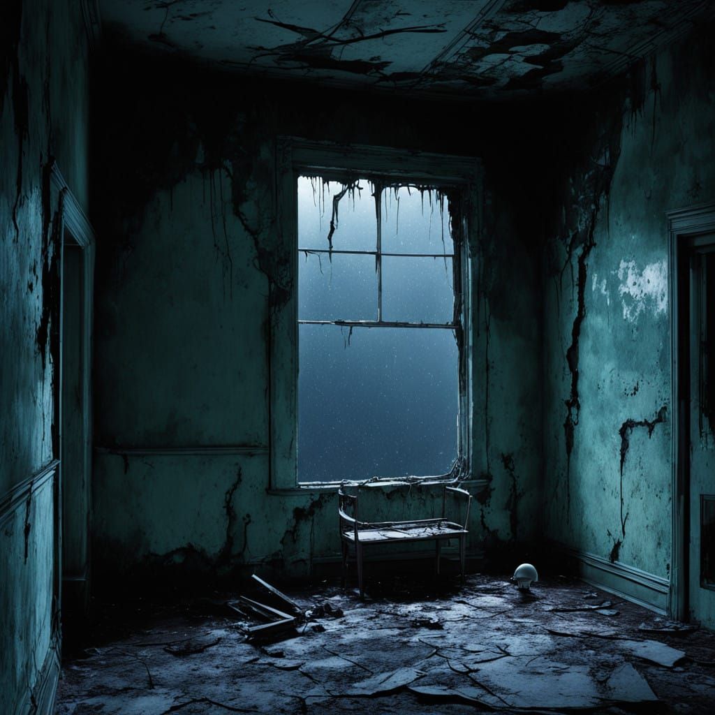 Decaying Room in Dark Atmosphere