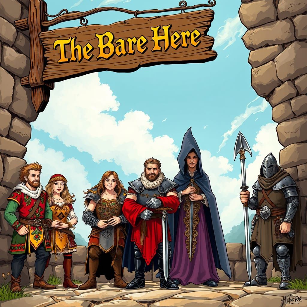 The Bare Heroes: A Medieval Tavern Gathering