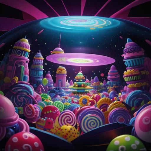Candy Art Sci-Fi Scene: I Have No Mouth