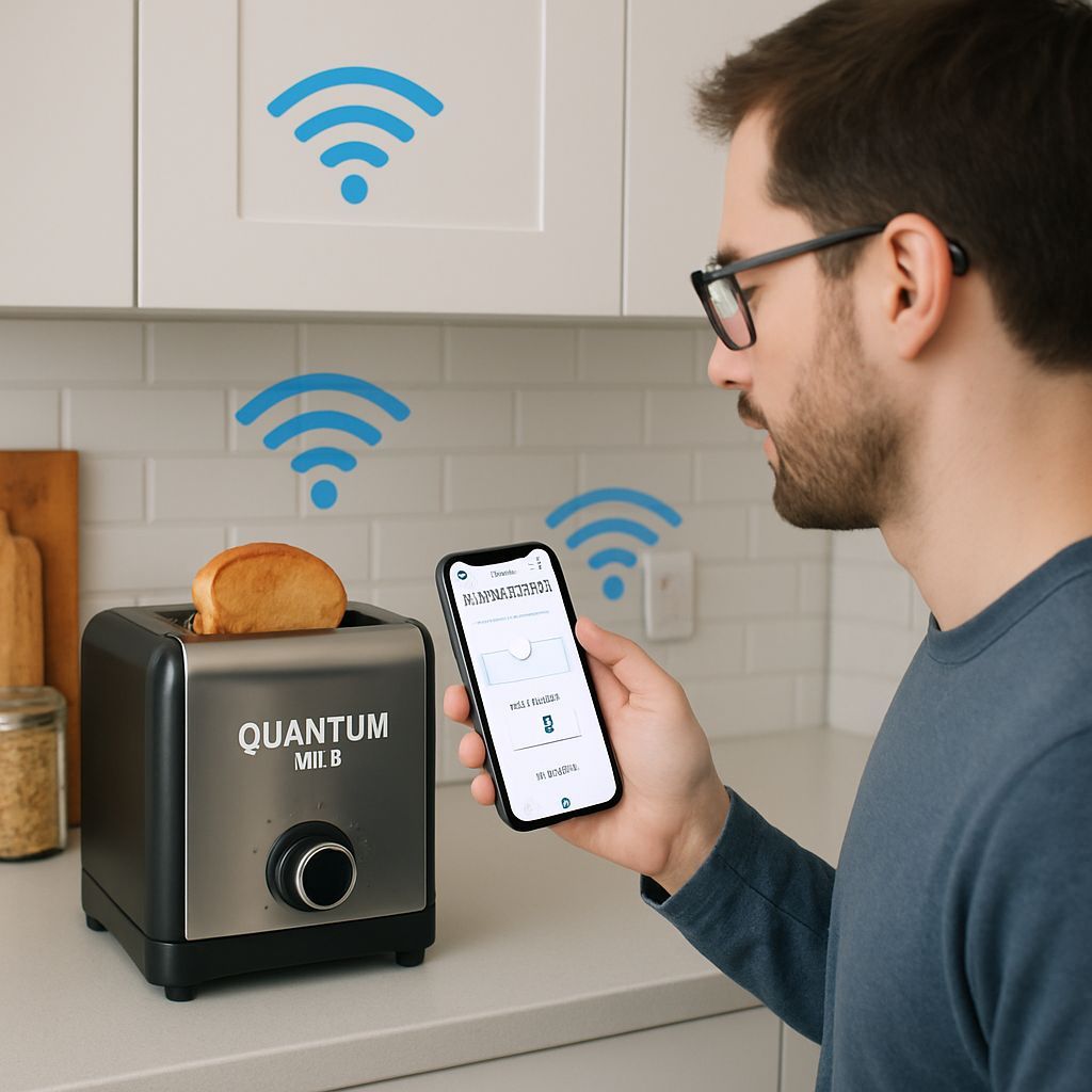 Man Controls Quantum Toaster with iPhone