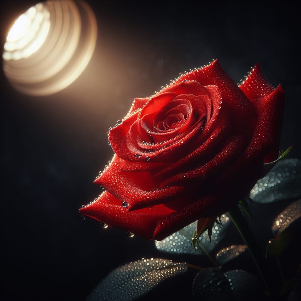 A rose for you even though the loveliest flower pales next to your beauty