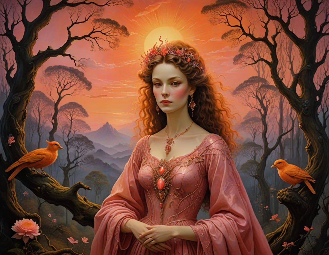 Ethereal Caregiver Embarks on a Dreamy Journey Through an En...