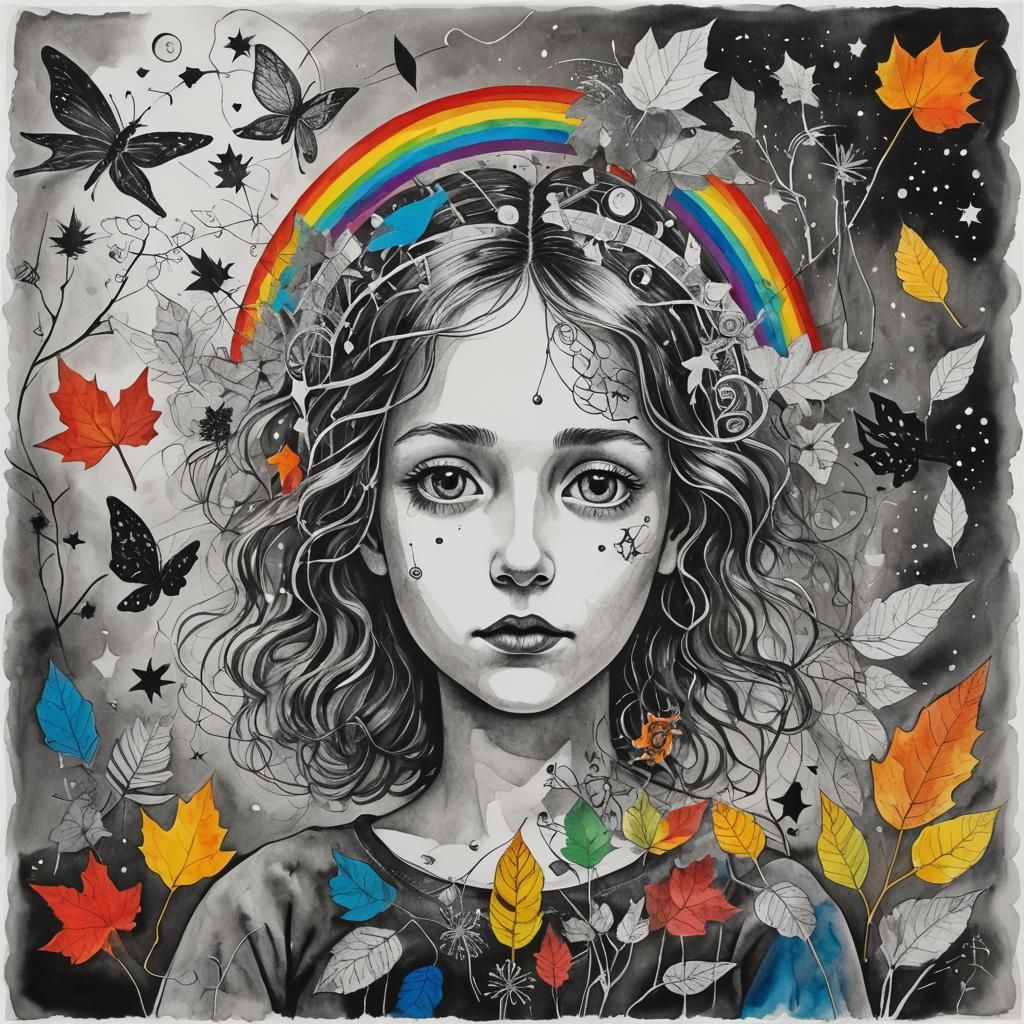 Surreal Dreamer: A Rayograph in Black and White