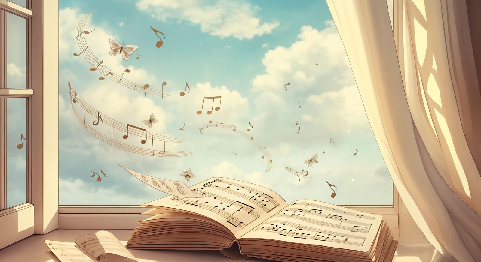 Whispers of Melody on Soft Morning Skies