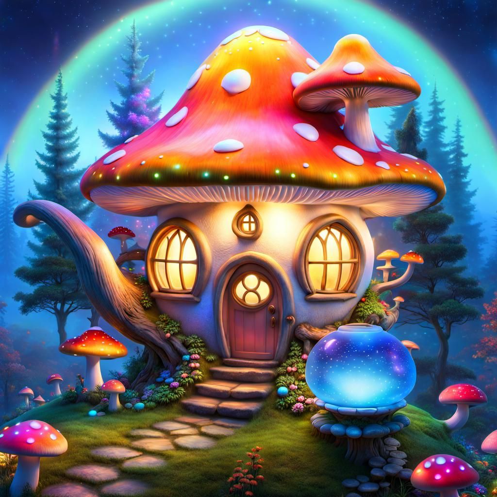 Enchanted Teapot House in Fairy Forest