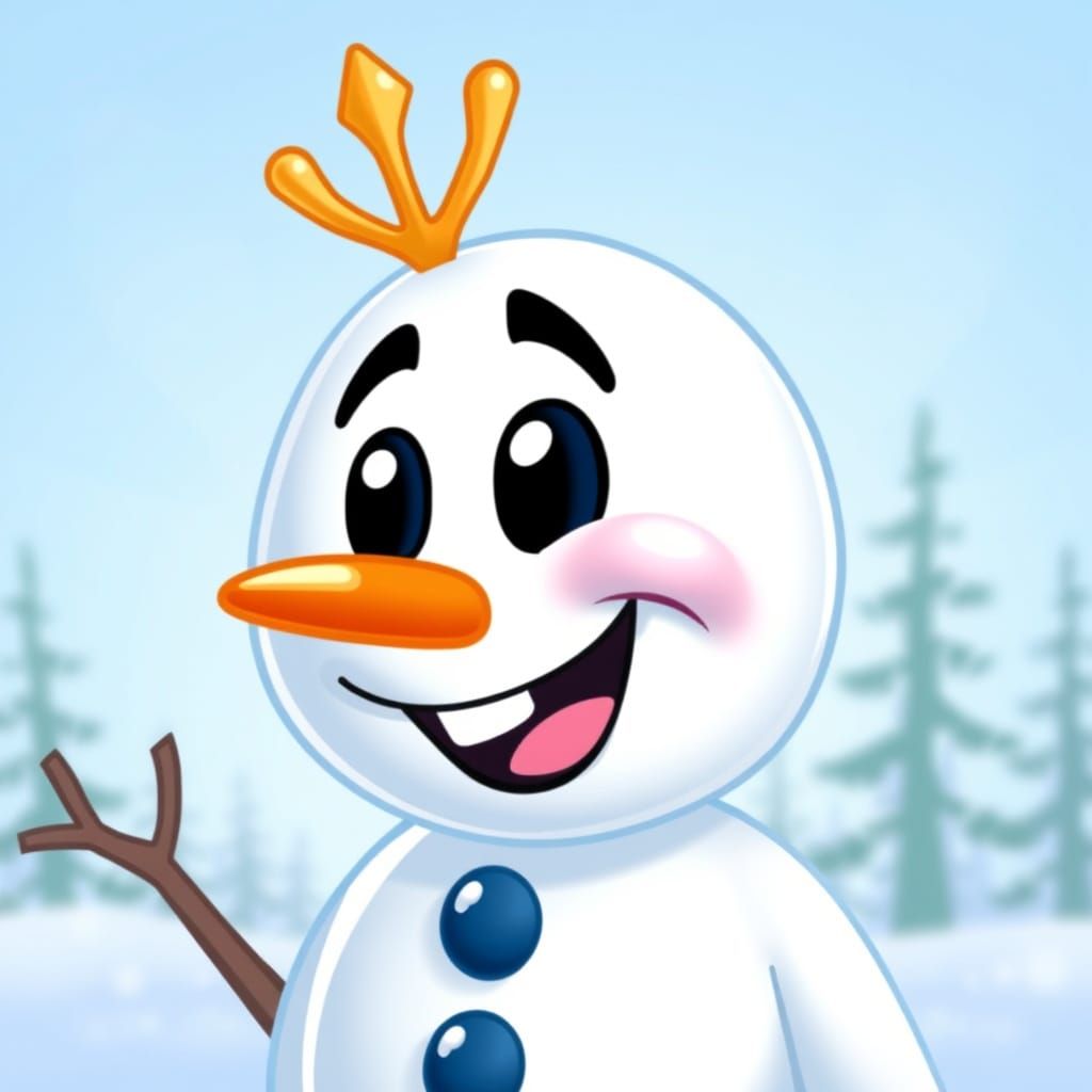 Frozen Emoji Image Generated by AI