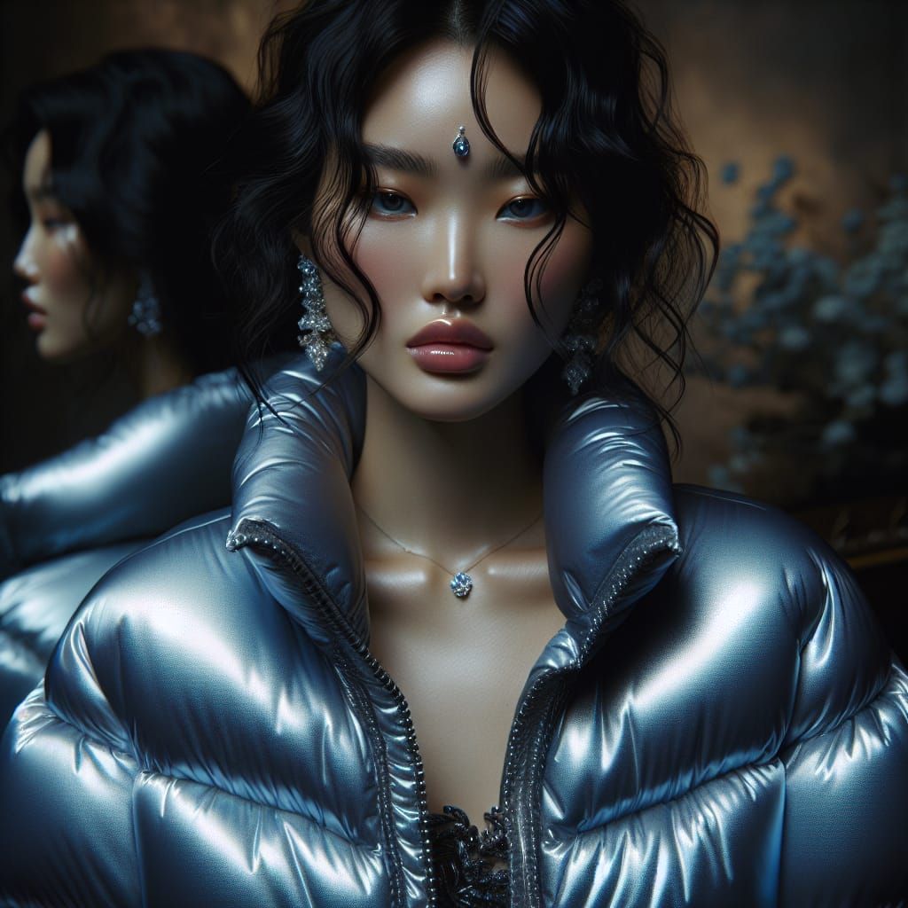Bioluminescent Beauty in Romantic Style
