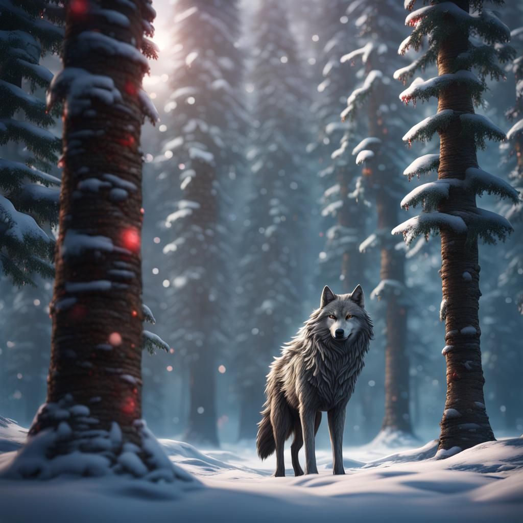 Wolf in Forest