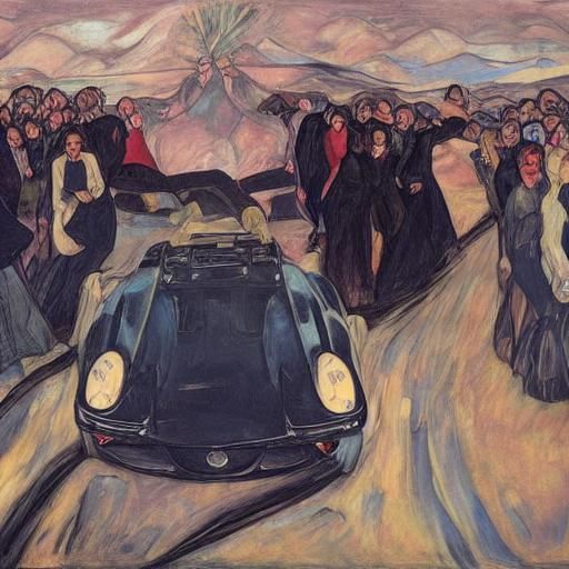 Dynamic Supercar Inspired by Serebriakova and Schiele