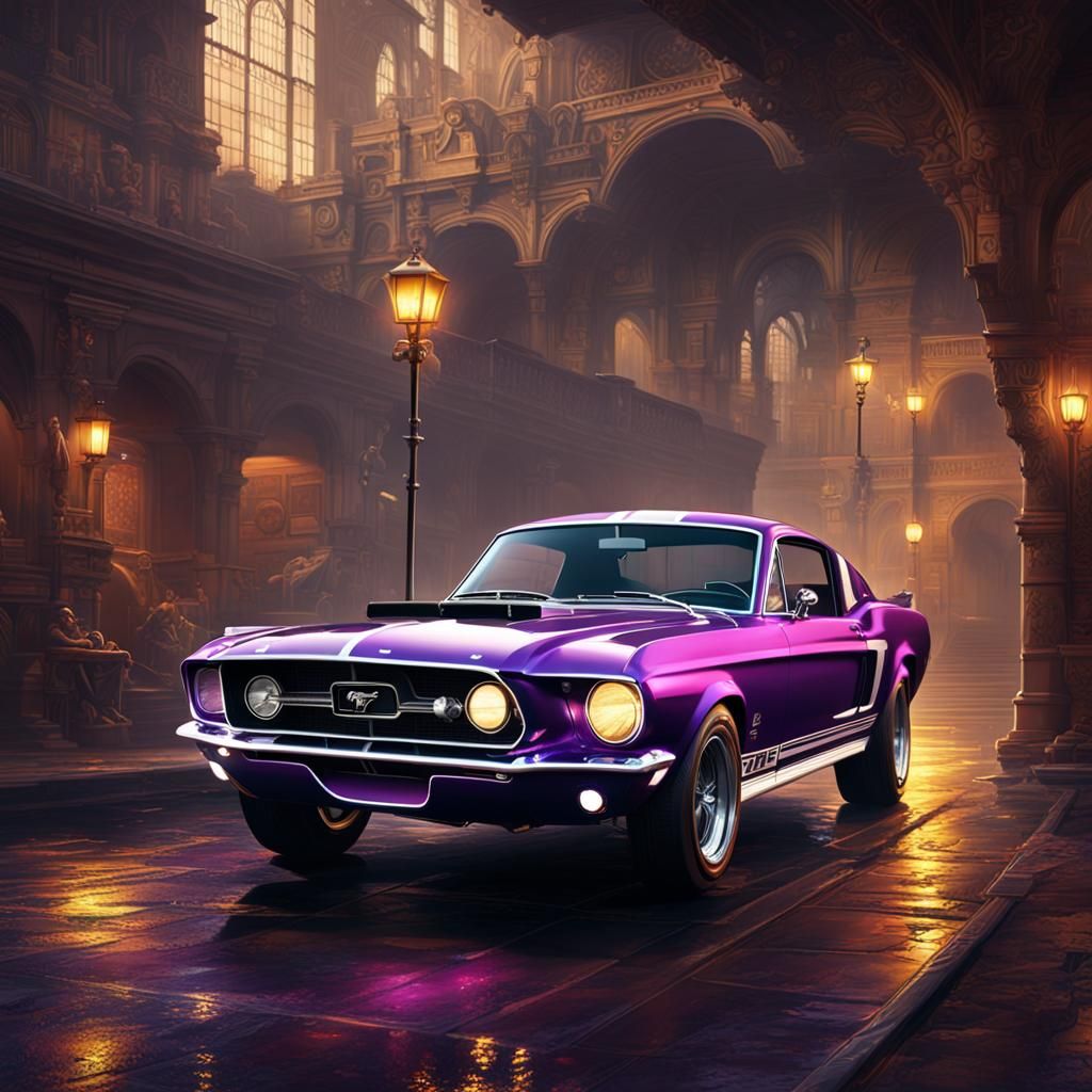 Ford Mustang GT500: Dark Fantasy Concept Art