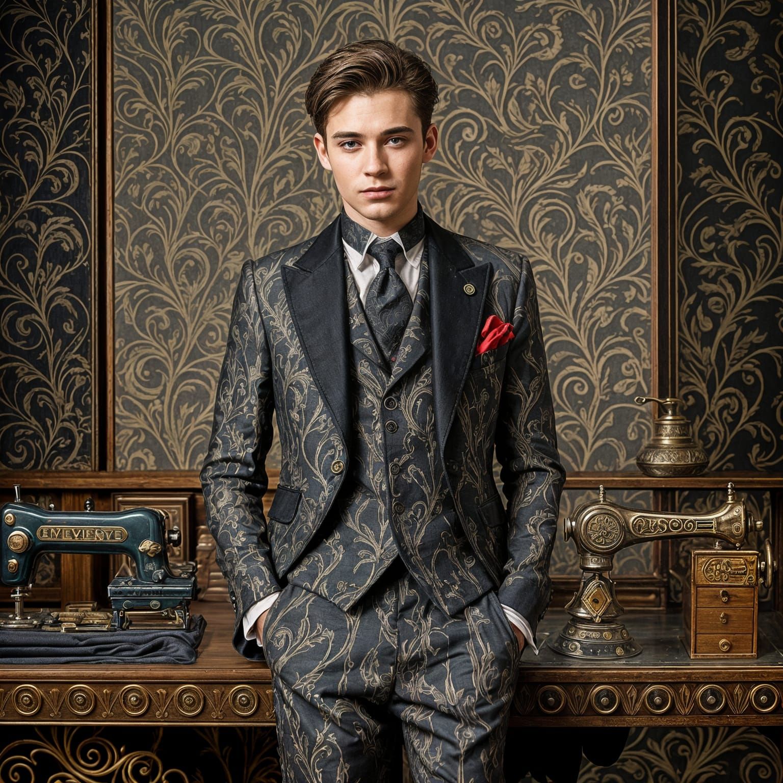 Art Deco Fashion Created by Young Designer