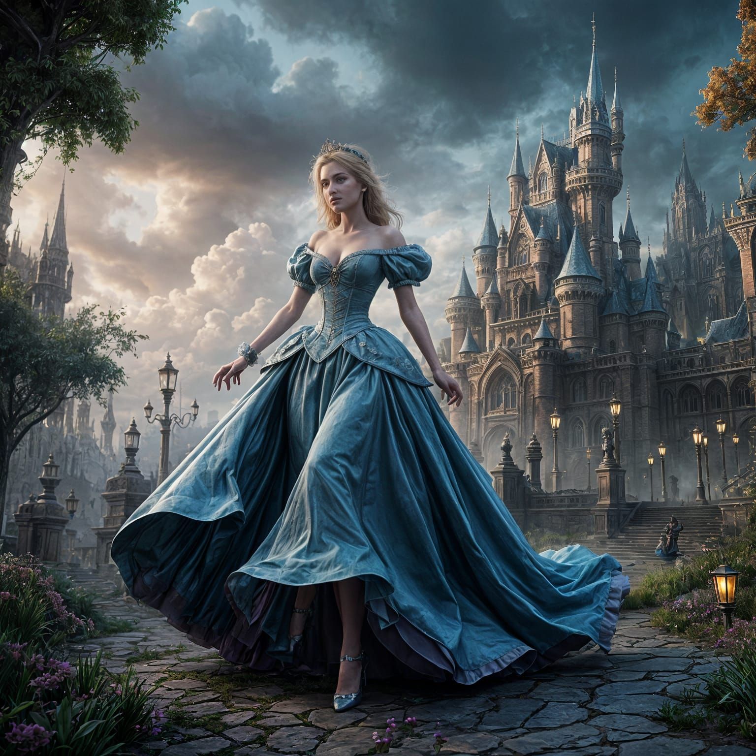 Fantastical Cinderella Possessed by Mysterious Forces