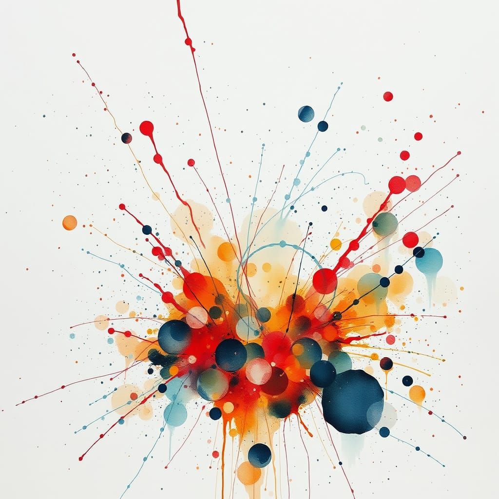 Harmonious Fusion: Stylized Watercolour Art