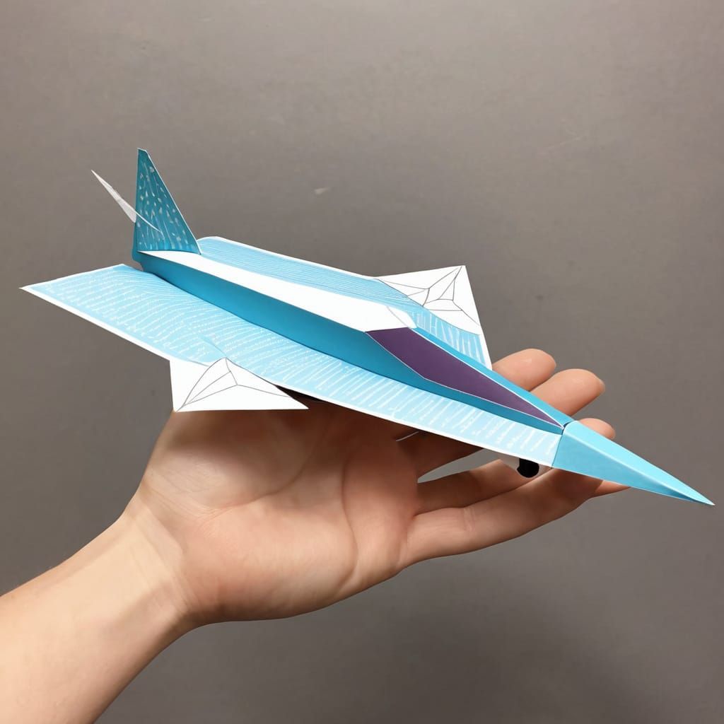 Magnificent Paper Airplane: A Childhood Dream