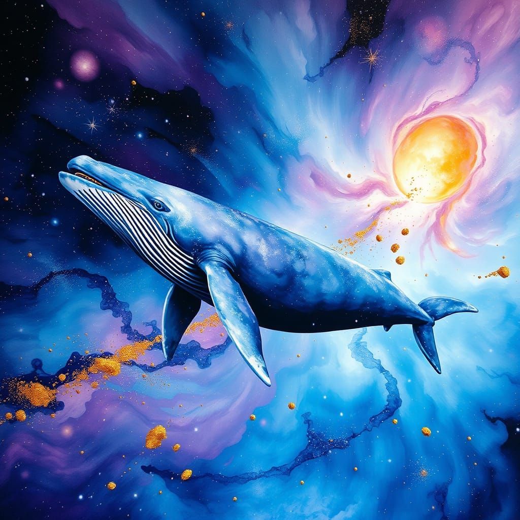Celestial Whale's Journey