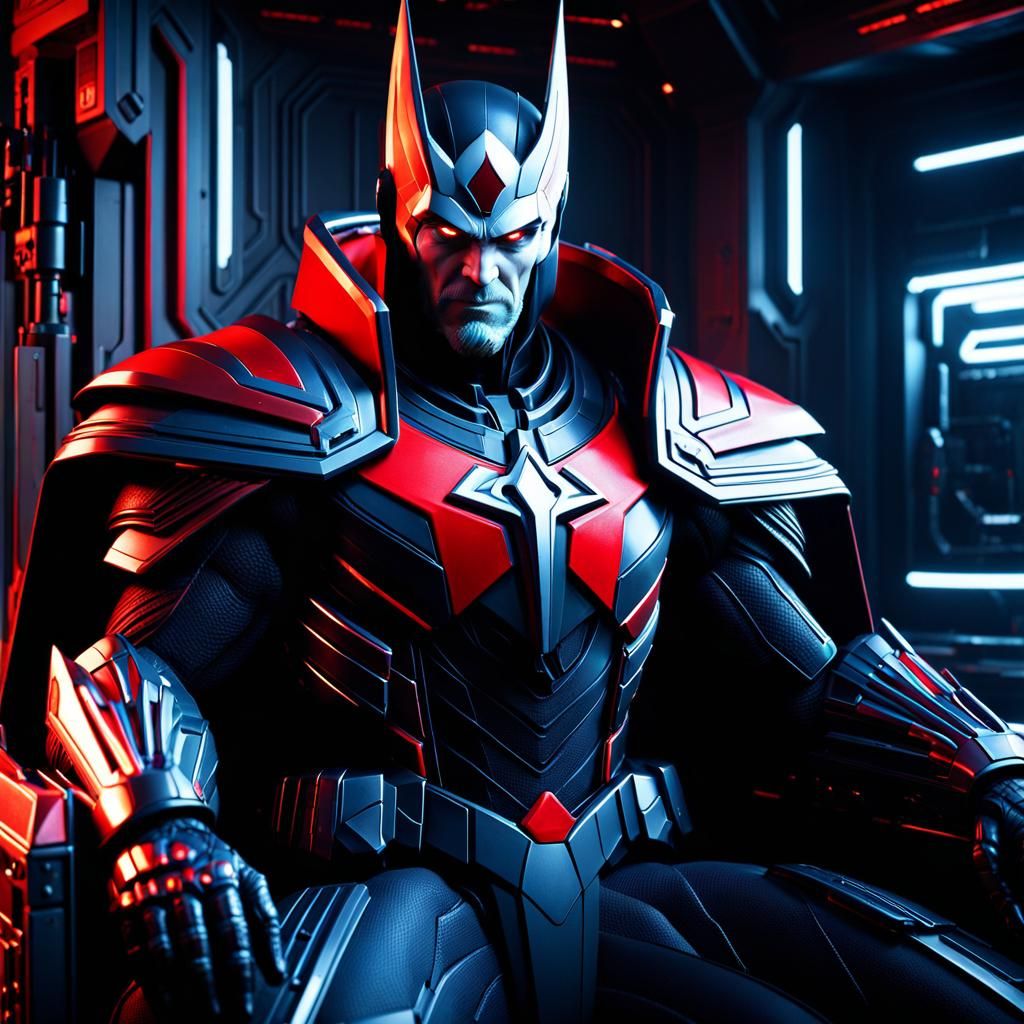 Mister Sinister, sitting in lair