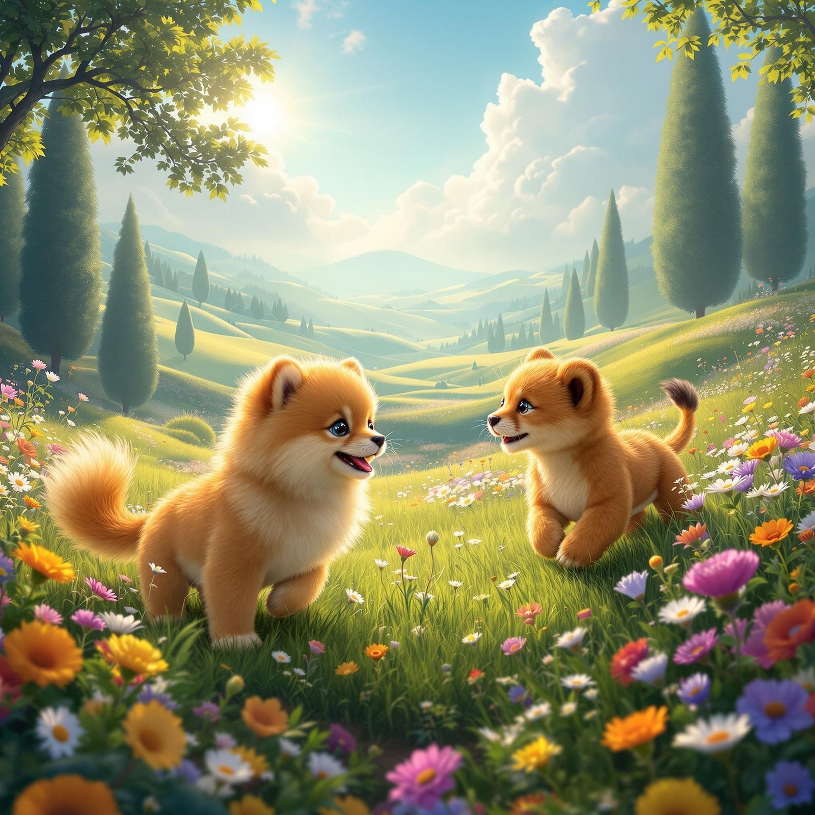 Fantastical Friends in a Whimsical Wonderland