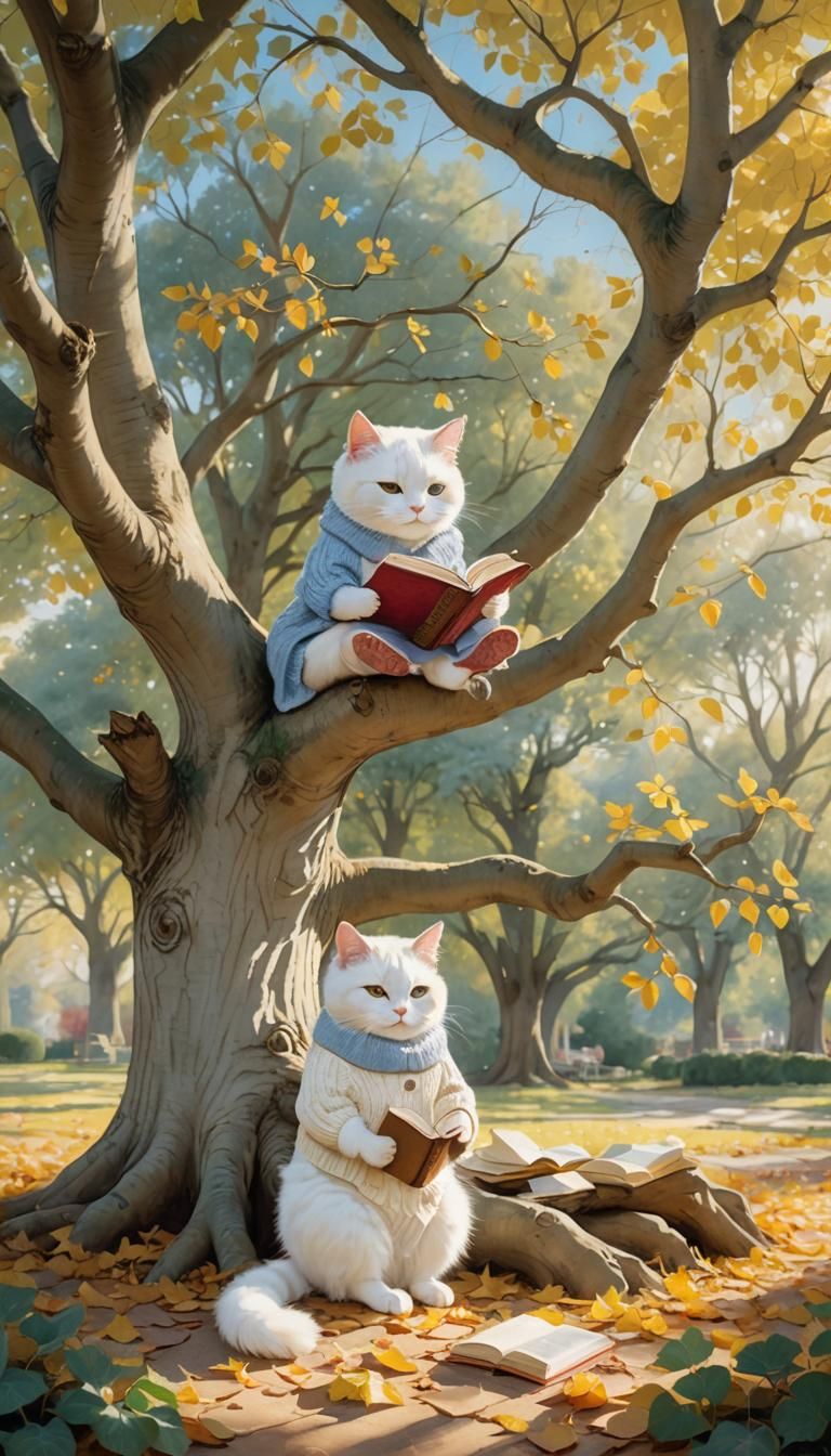 Cozy Cat Portrait Inspired by Beatrix Potter