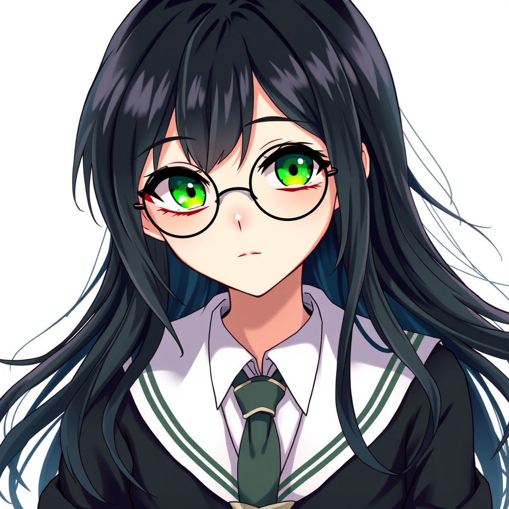 Female Harry Potter in Anime Key Visual Style