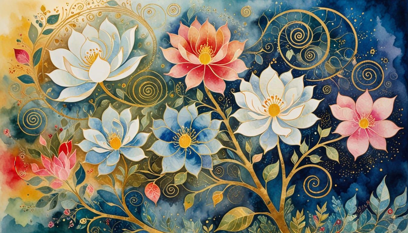 Magnolia bonsaï, Paul Klee and Marc Chagall