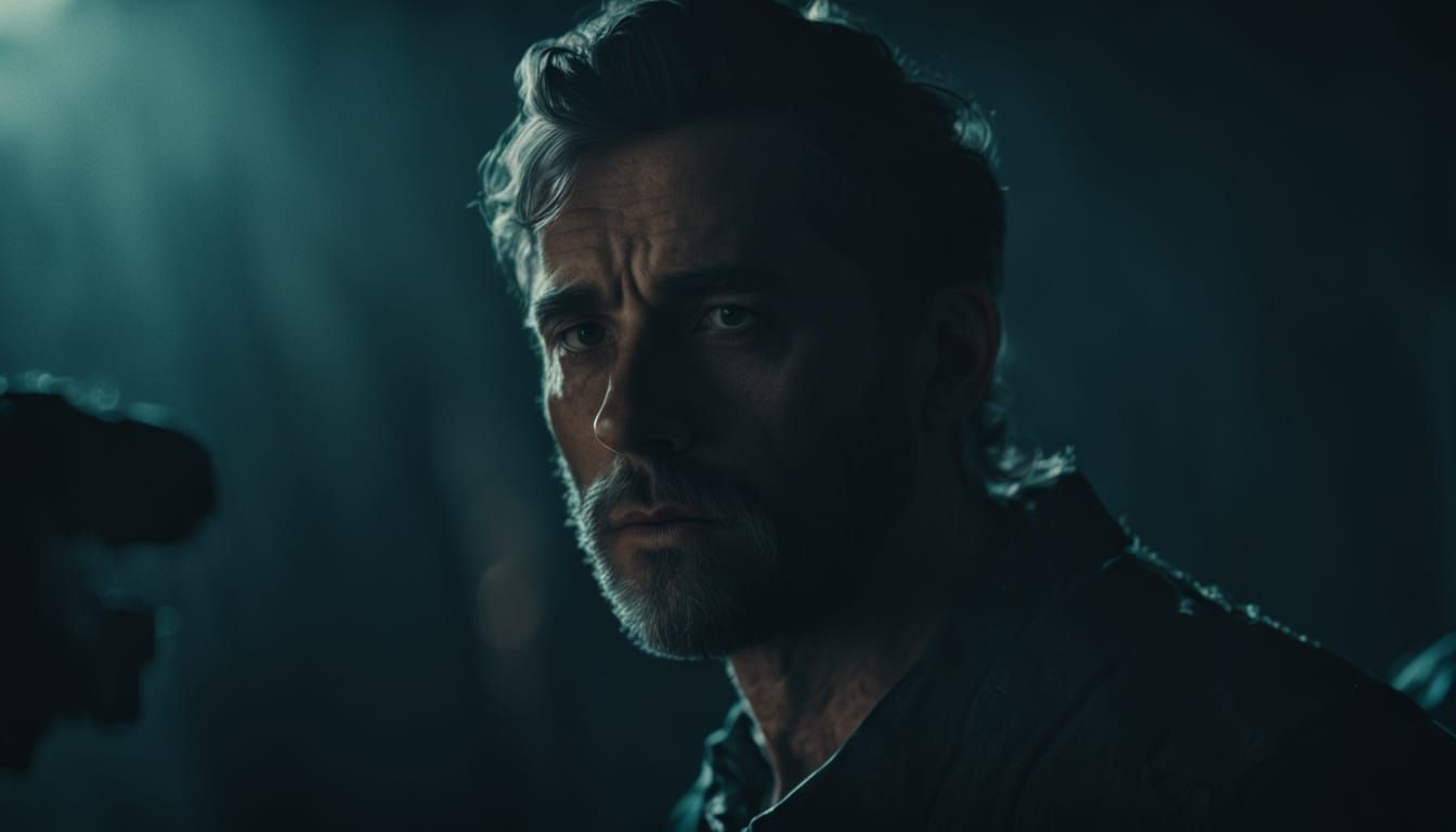 Moody Cinematic Still in Hyperrealistic HDR