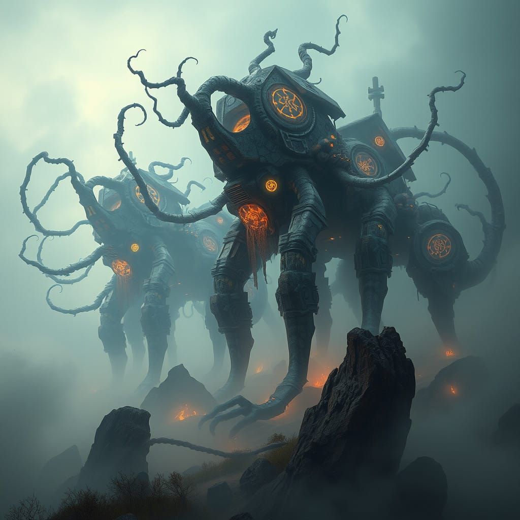 Ancient Machines Rise from the Mists in a Land of Endless Wo...