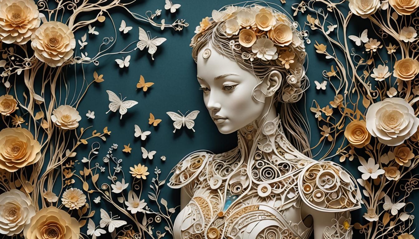 Artificial Petals, Eternal Spring? The beauty of AI seems to be in full bloom!