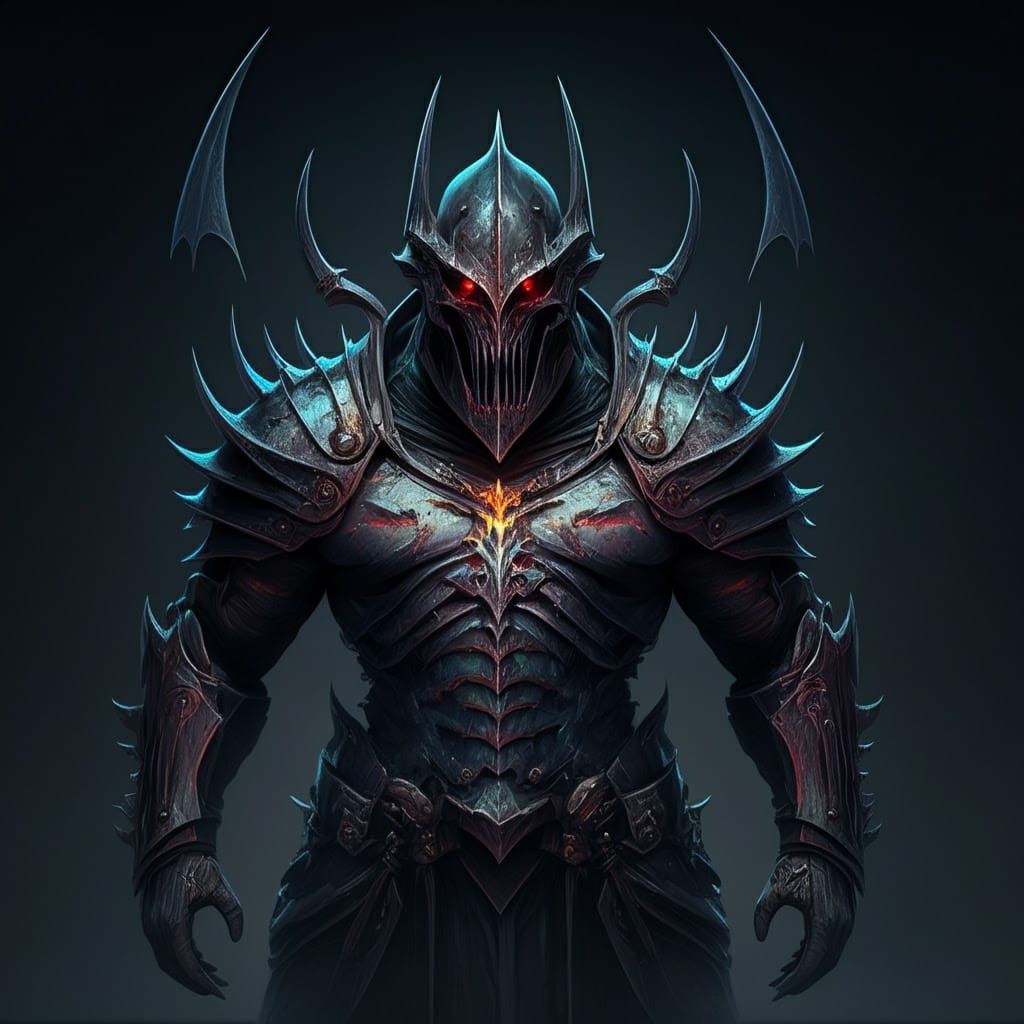 Grimdark Holographic Scene