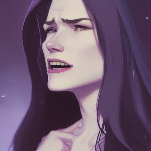 Marceline Portrait in Artgerm and Mucha Style