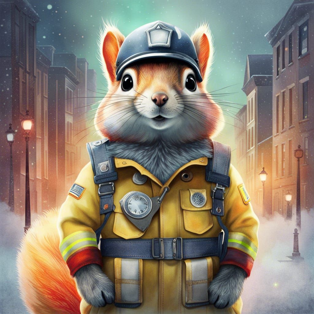 Your local squirrel firefighter