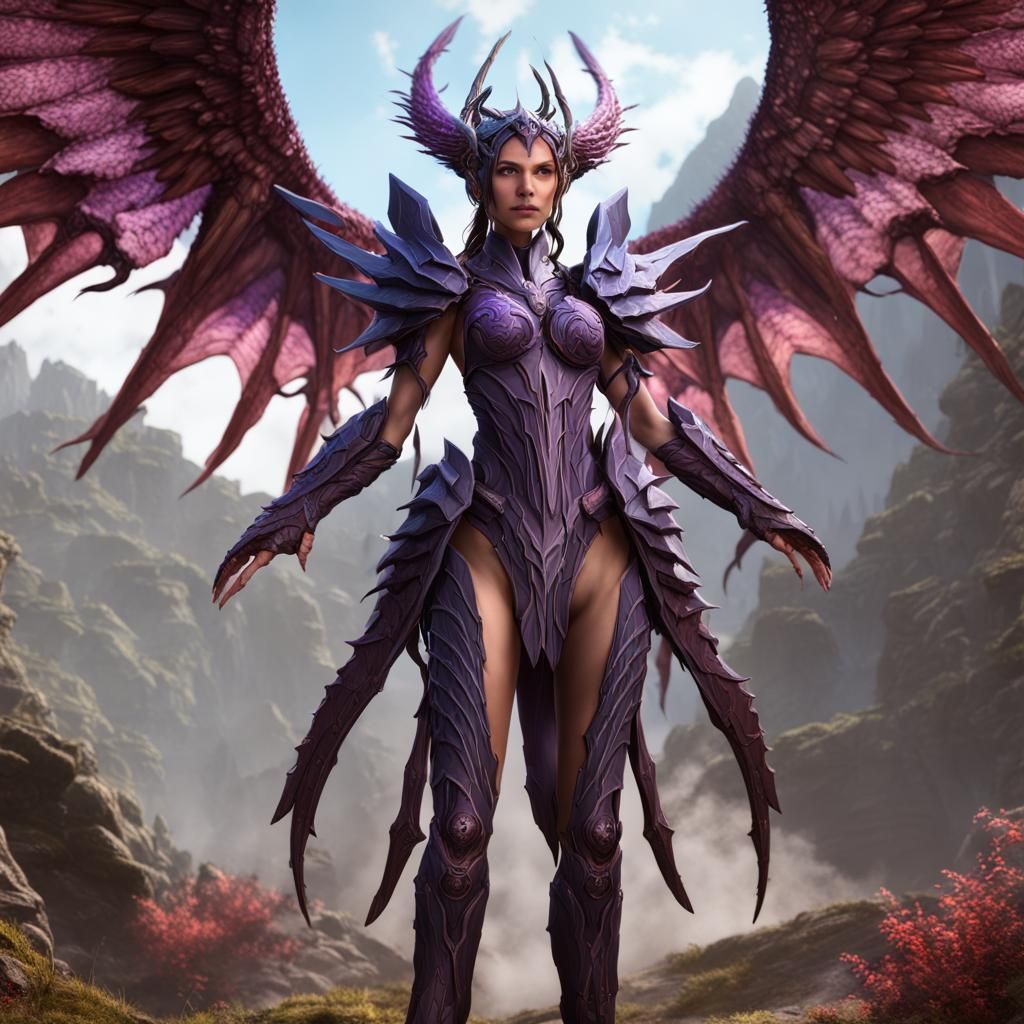 Zerg Queen of Blades: Fantasy Concept Art