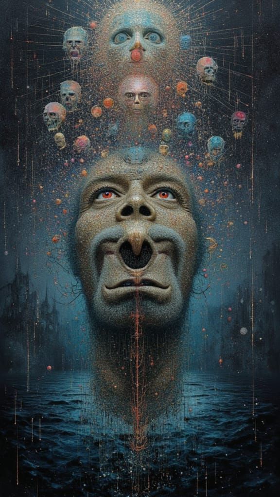 Mindscape of Emotions: Contemplation and Chaos