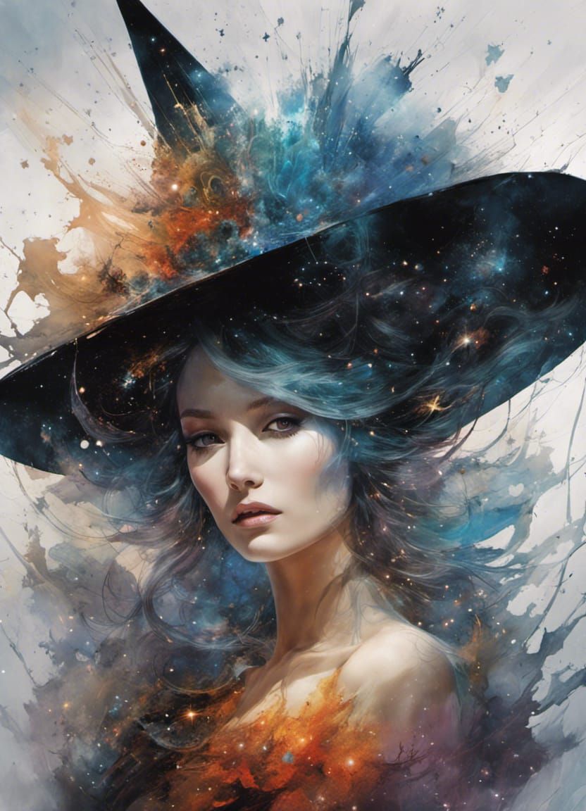 Cosmic Witch in Shattered Glass Nebula