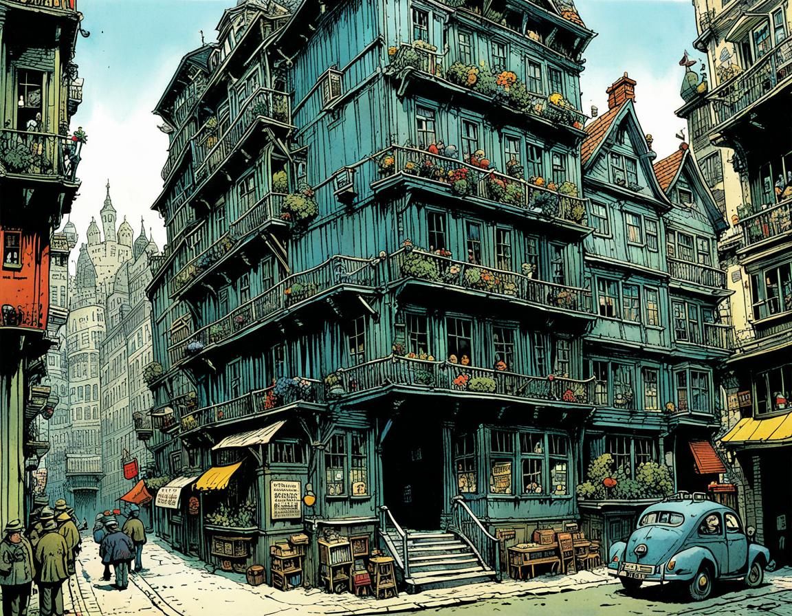 Illustrative Comic Art Style Image