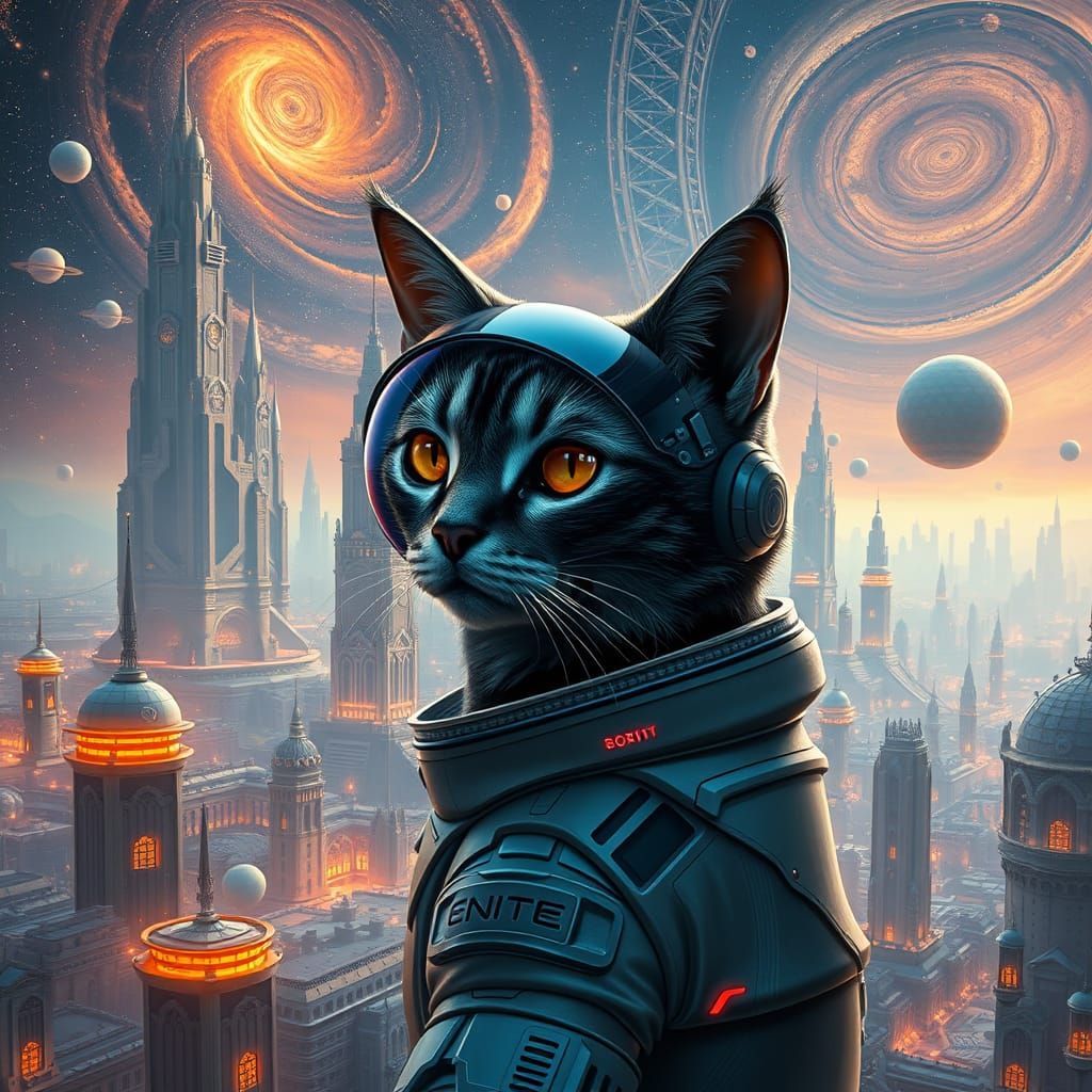 Cat in space